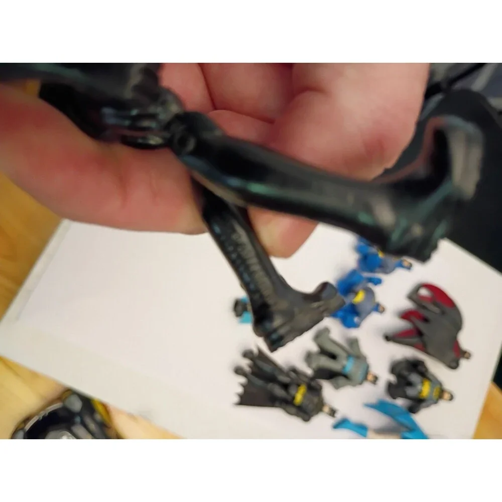 Huge Batman Toy Lot, Figurines, Three Batmobiles, Batwing, Boat.